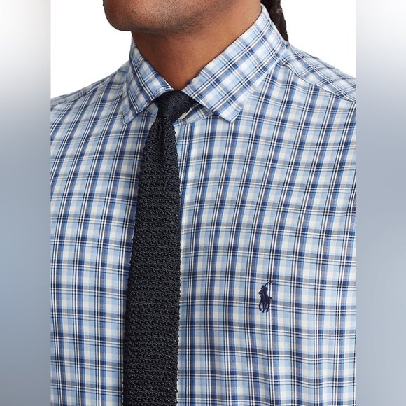 NWT Polo Ralph Lauren Classic-Fit Plaid Poplin Shirt - Size L - Picture 4 of 15